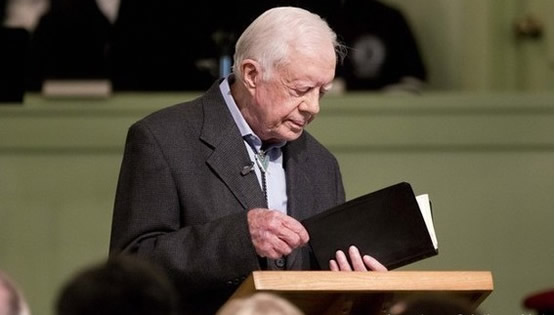 Ex presidente Jimmy Carter continÃºa dando clases en la escuela dominical | Radio Tiempo la radio cristiana online de Venezuela
